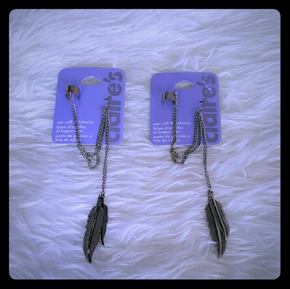 Claire's earcuff earrings